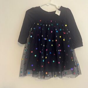 Baby Gap Navy Blue Party Dress
